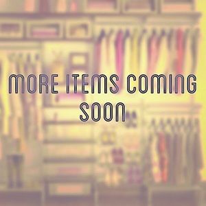 Thank you for checking out our closet!